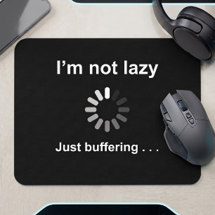 Lustiger PC-Gamer-Buffering-Problem-Witz Mousepad