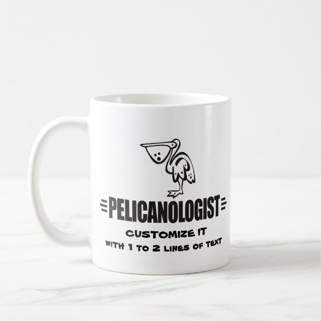 Lustiger Pelikan Tasse (Links)