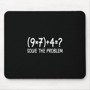 Lustiger Pemdas Grundschul-Mathe-Lehrer Brainrot 6 Mousepad