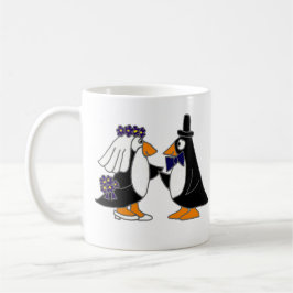 Lustiger Penguin-Braut-und Kaffeetasse