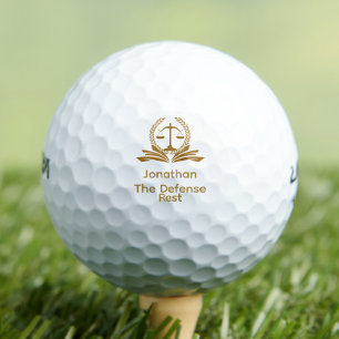 Lustiger pensionierter Strafverteidiger  Golfball