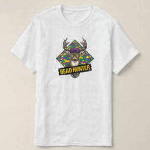 Lustiger Perlenjäger Mardi Gras Hirsch Bock mardi T-Shirt