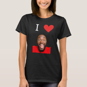 Lustiger personalisierter Foto-Männerfreundschaft T-Shirt