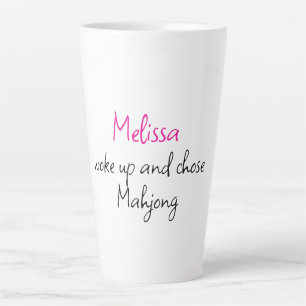 Lustiger personalisierter Name Kreativer Mahjong Milchtasse