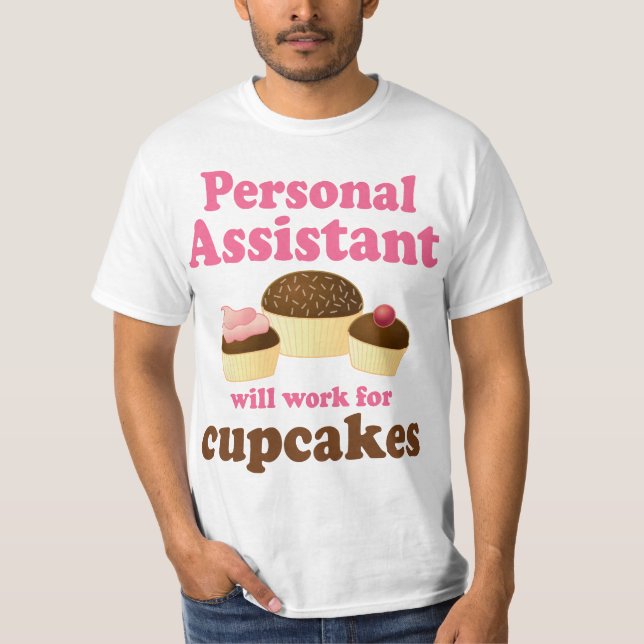 Lustiger persönlicher Assistent T-Shirt (Vorderseite)