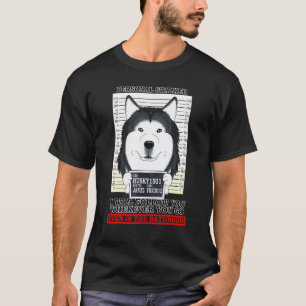Lustiger persönlicher Stalker ich folge dir wohin T-Shirt