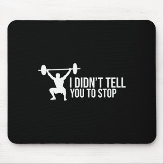 Lustiger persönlicher Trainer sagt Geschenk-Gym-Co Mousepad