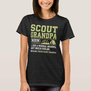 Lustiger Pfadfinder-Opa Camping-Wander-Geschenk fü T-Shirt