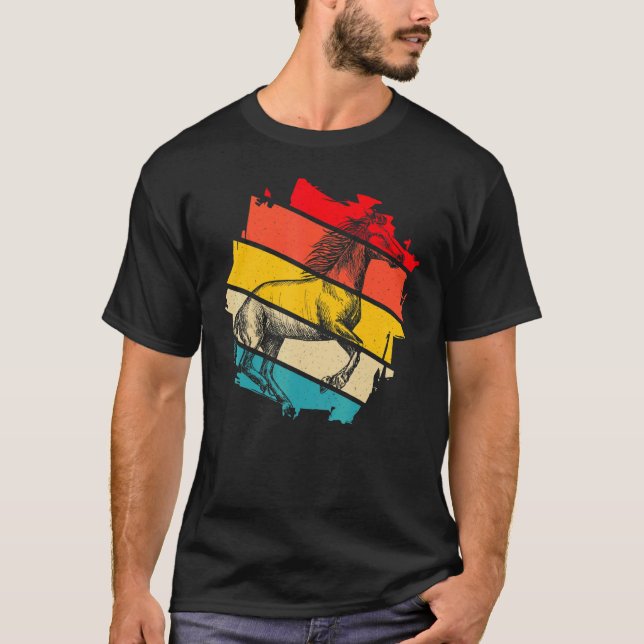 Lustiger Pferdespruch Pferde T-Shirt (Vorderseite)