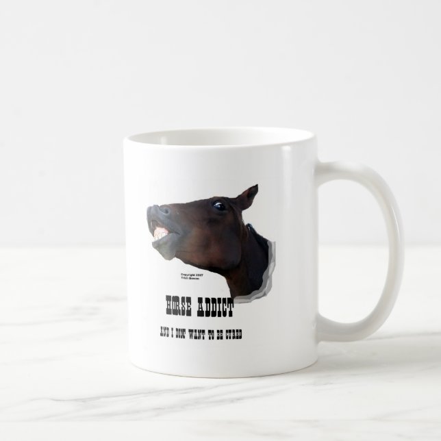 Lustiger Pferdesüchtiger Tasse (Rechts)