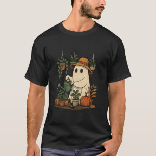 Lustiger Pflanzengeist Gruseliger Gärtner Hallowe T-Shirt