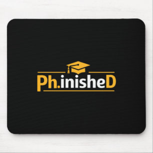 Lustiger PhD-Abschluss 2026 PhD beendet Premium Tr Mousepad