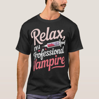 Lustiger Phlebotomist Blutabnahme Tech T-Shirt