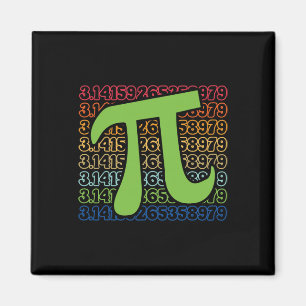 Lustiger Pi-Tag 3.14 Pi-Symbol Spiralzahl Mathe-Li Magnet
