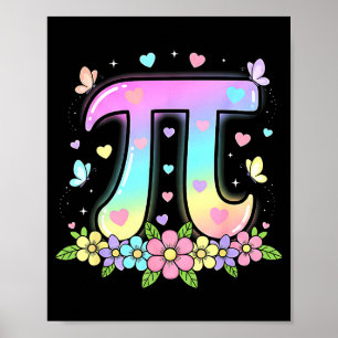 Lustiger Pi-Tag Frauen Kinder Männer Kleinkind Mat Poster