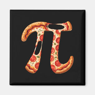 Lustiger Pi-Tag-Pizza-Mathematik-Design für Lehrer Magnet