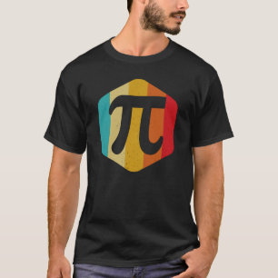 Lustiger Pi-Tag Vintage Retro Nerd Geek Mathe Kuch T-Shirt