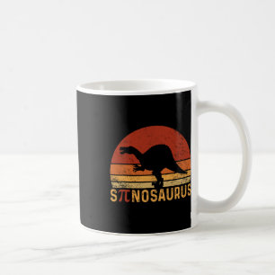 Lustiger Pi-Tag-Wortspiel Spinosaurus Dinosaurier  Kaffeetasse
