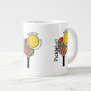 Lustiger Pickleball-Becher für Spieler jeden Alter Jumbo-Tasse