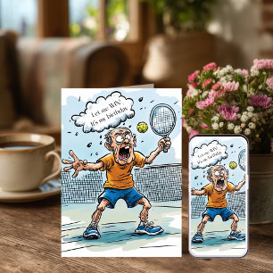 Lustiger Pickleball-Geburtstag Karte