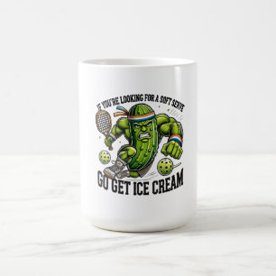 Lustiger Pickleball-Liebhaber-Witz mit einem Pickl Kaffeetasse