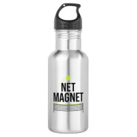 Lustiger Pickleball-Netz-Magnet Edelstahl-Wasserfl
