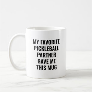 Lustiger Pickleball-Partner-Spieler - Pickleball-L Kaffeetasse