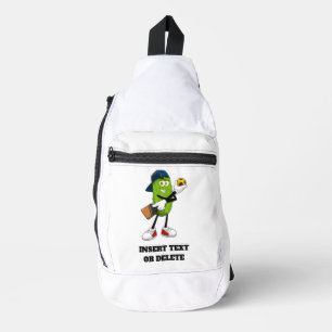 Lustiger Pickleball-Rucksack mit individuellem Nam Crossbody Bag