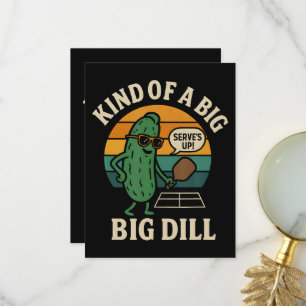 Lustiger Pickleball-Sozialclub Big Dill Dankeskarte
