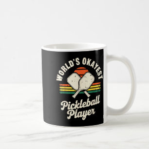 Lustiger Pickleball-Spieler, der okay ist Kaffeetasse