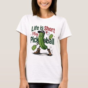Lustiger Pickleball-Spieler Paddleball-Liebhaber F T-Shirt