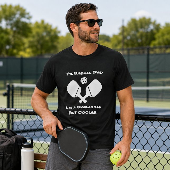 Lustiger Pickleball-Vater T-Shirt (Von Creator hochgeladen)