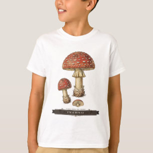 Lustiger Pilz für Kinder "I'm A Fun-Gi" Vintage Wo T-Shirt