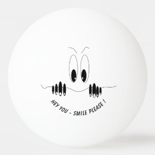 Lustiger Ping-Pong-Ball Glückliche Augen - Benutze Tischtennisball