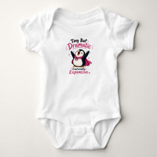 Lustiger Pinguin-Baby-Body Baby Strampler