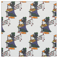Lustiger Pinguin, der Dudelsack-Kunst-Vorlage