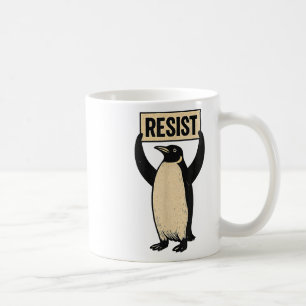 Lustiger Pinguin widersteht coolen Pinguinen Vinta Kaffeetasse