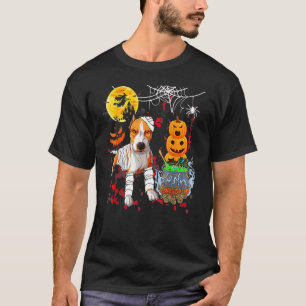 Lustiger Pit Bull Hund Halloween Kostüm Hund T-Shirt