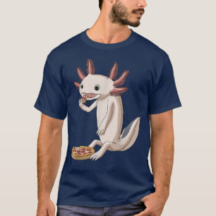 Lustiger Pizza-Liebhaber Axolotl T-Shirt