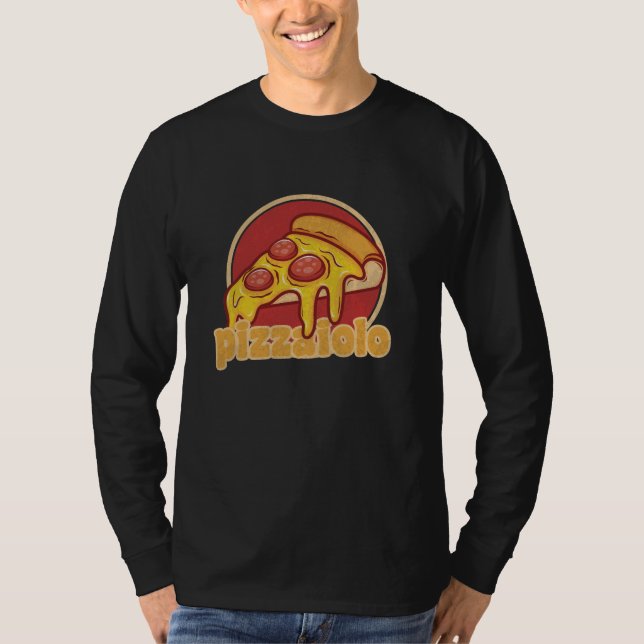 Lustiger Pizzabäcker-Geschenk-Pie-Illustration für T-Shirt (Vorderseite)