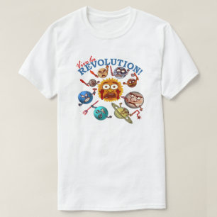 Lustiger Planeten-Revolutions-Weltraum-Astronom T-Shirt