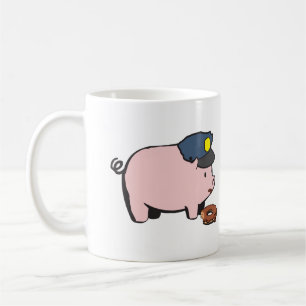 Lustiger Polizisten-Kaffeebecher - Polizei-Scherzg Kaffeetasse