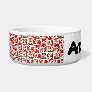 Lustiger portugiesischer Podengo-Name Weihnachtsmu Napf