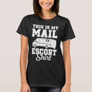 Lustiger Postmitarbeiter Postbote Post Eskorte Pos T-Shirt