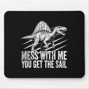 Lustiger prähistorischer Segel-Raptor Spinosaurus- Mousepad