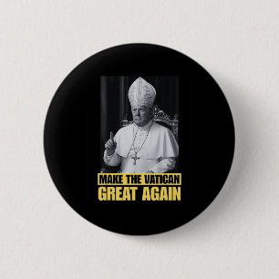 Lustiger Präsident Trump will der nächste Papst Ch Button