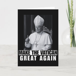 Lustiger Präsident Trump will der nächste Papst Ch Karte