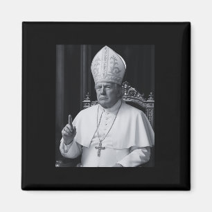 Lustiger Präsident Trump will der nächste Papst Ch Magnet