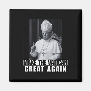 Lustiger Präsident Trump will der nächste Papst Ch Magnet