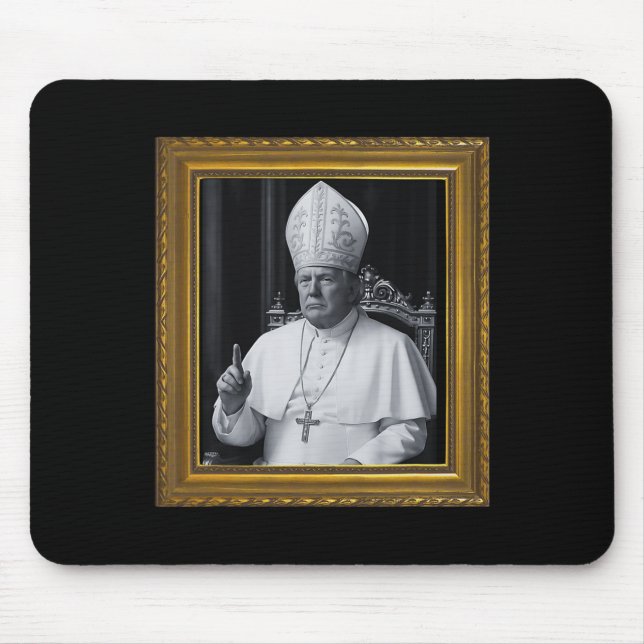 Lustiger Präsident Trump will der nächste Papst Ch Mousepad (Vorne)